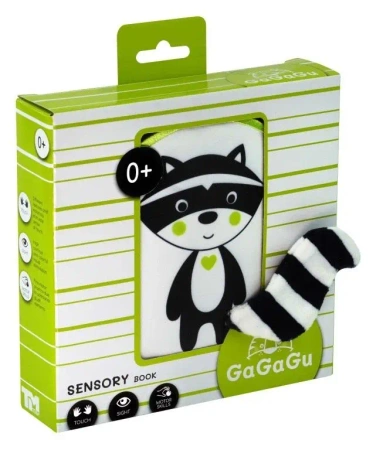 GaGaGu. Książeczka sensoryczna Szop - TM Toys