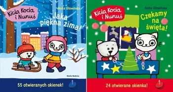 Jaka piękna zima! + Czekamy na święta! Kicia Kocia - Anita Głowińska