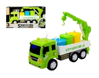 Pojazd śmieciarka ze światłem i dźwiękiem - SWEDE