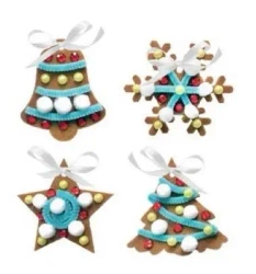 Zestaw kreatywny świąteczne pierniczki z filcu - Dalprint dpCraft