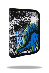 Piórnik jednoklapkowy bez wyposażenia Coolpack Clipper T-rex - PATIO