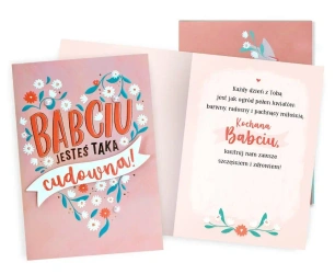 Karnet Babcia - Kukartka