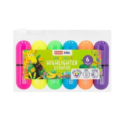 Zakreślacz Flash Mini 6 kolorów zapachowe EASY - Easy Stationery
