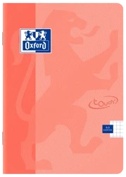 Paczka Zeszyt A4 60k kratka Oxford touch pastel koralowy pakiet 5 sztuk - Oxford art pap