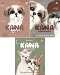 Kawa i przyjaciele + Kawa obserwuje tatę +Kawa z mamą PAKIET 3 książki - Anna Załęcka