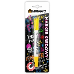 Marker kredowy MUNGYO żółty na blistrze