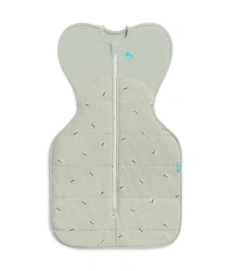 Otulacz Swaddle UP - pikowany rozmiar XS - oliwkowy pszczółki - ETAP 1 - TOG 2.5