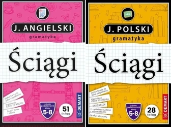 Pakiet Język polski. Gramatyka. Ściągi edukacyjne. Szkoła podstawowa. 5-8