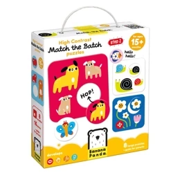 High Contrast. Match the Batch. Puzzles 15m+ - Banana Panda