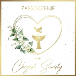 Zaproszenie Chrzest (5szt) - Armin Style