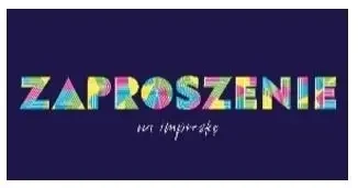 Zaproszenie napis neon z kopertami 5szt - Henry