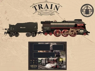 Zestaw z pociągiem światło dźwięk 48el - Madej