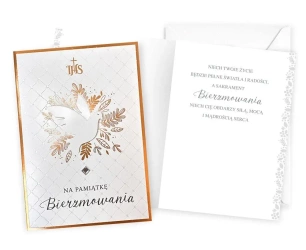 Karnet Bierzmowanie - Kukartka