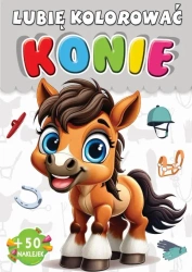 Konie. Lubię kolorować - praca zbiorowa