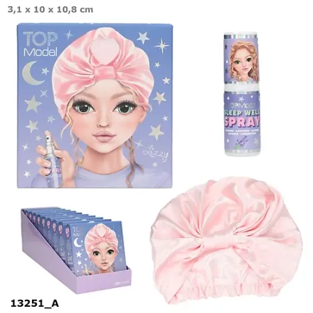 Zestaw do spania turban i spray Top Model BEAUTY&ME 13251A - DEPESCHE