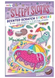 Naklejki pachnące Śpiące leniwce - Kolorowe Baloniki