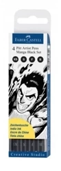 Zestaw do kaligrafii Manga 4szt FABER CASTELL