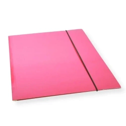 Teczka A4 z gumką lakier różowa 300gsm (10szt) - Penword