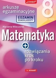 Arkusze egzaminacyjne z matematyki dla 8-klasisty - Marzena Wieczorek - 2023