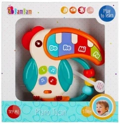 Pianinko tukan kolorowe BAM BAM - BAM BAM
