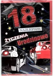 Karnet 18-stka naklejany 3D nr 004 + koperta - Panorama