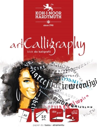 Blok do kaligrafii artcalligraphy A5 25K 140G. - Koh-I-Noor