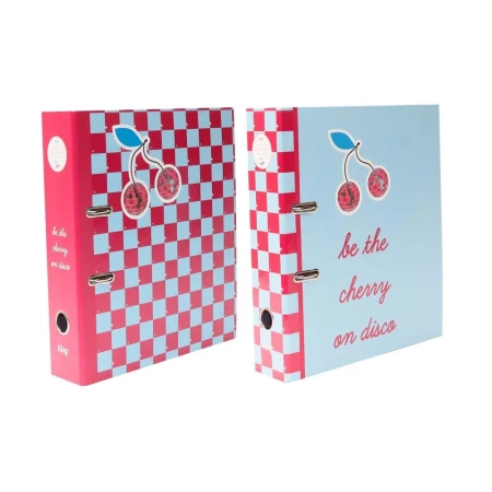Segregator A4 z dźwignia 8cm CHERRY DISCO - Ancor