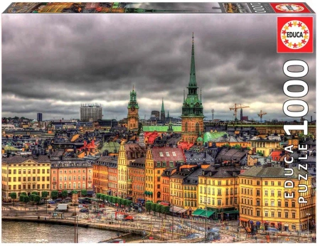 Puzzle 1000 Sztokholm Szwecja 109521 - Educa