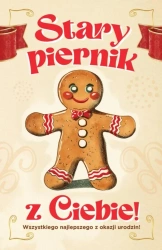 Karnet Urodziny Stary Piernik - YEKU