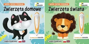 Zwierzęta Widzę słyszę poznaję x2 KAKADU bez pióra - Agnieszka Matz