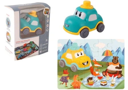 Auto puzzle przygoda drogowa samochodzik - Pro Kids