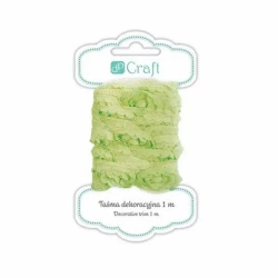 Taśma dekoracyjna lime 1m - dp Craft