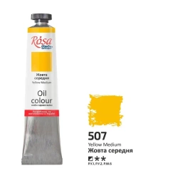 Farba olejna yellow medium 507 45ml - Rosa