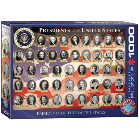 Puzzle 1000 Presidents of the USA 6000-1432 - Eurographics