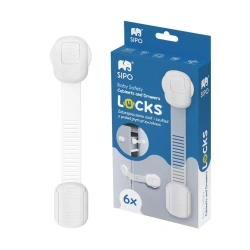 Zabezpieczenia do szaf i szuflad 6szt - Sipo