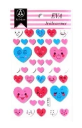 Stiker z elementami z pianki z lekkim brokatem - Galeria Hobby