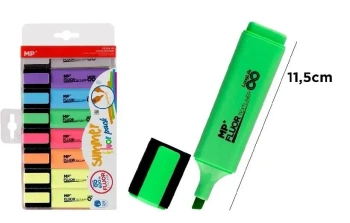 Zakreślacz fluorescencyjny 8szt - MP Main Paper