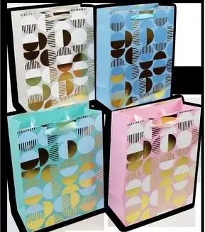 Torebka prezentowa 26x32x10cm MIX - Kalpol