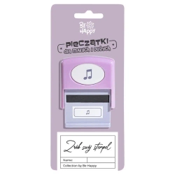 Pieczątka z napisem - Nuta - Be-Happy Gifts