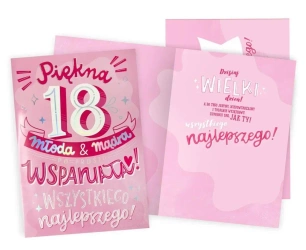 Karnet Gigant Urodziny 18 - Kukartka