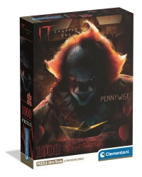 Puzzle 1000 Compact Horror Collection It - Clementoni