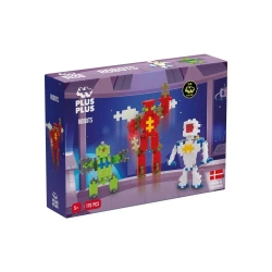Klocki Plus-Plus Basic Zestaw Z Robotami 170el - Plus-Plus