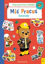 Zawody. Miś Pracuś. Książka z naklejkami - Benji Davies