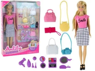 Zestaw lalka Anlily + akcesoria - Leantoys