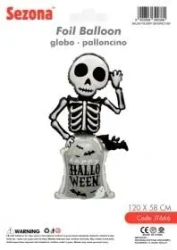 Balon Halloween Szkielet 120x58cm - Sezona