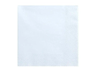 Serwetki trójwarstwowe błękit 33x33cm 20szt - PartyDeco