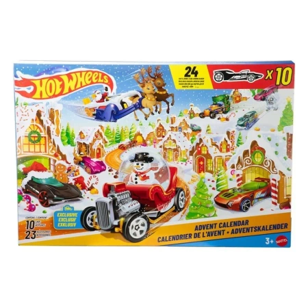 Hot Wheels Kalendarz adwentowy 2025 - Mattel