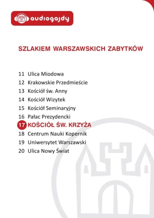 audiobook Kościół św. Krzyża. Szlakiem warszawskich zabytków - Ewa Chęć