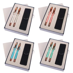 Pióro + długopis Master w etui mix - Cresco