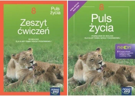 Biologia 8 Puls życia Podręcznik + zeszyt ćwiczeń Nowa Era PAKIET - Barbara Januszewska-Hasiec|Jolanta Holeczek